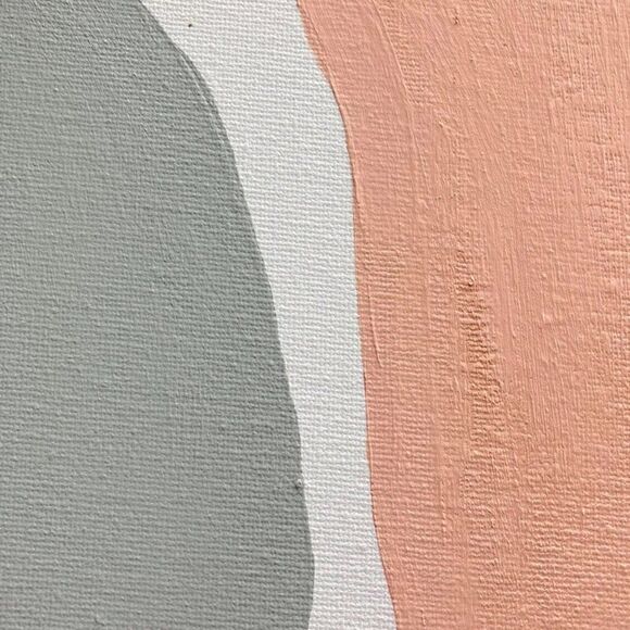 Original Artwork I Abstract Acrylic Painting 16"x 20" Minimalistic Design - Picture 4 of 6